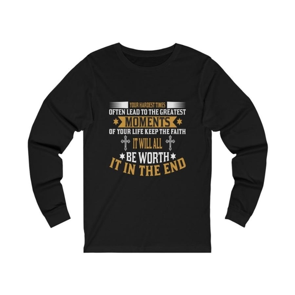 SBC Moments Crewneck Pullover Long Sleeve T-shirts - Picture 1 of 1